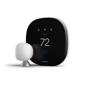 Ecobee SmartThermostat Voice Control - Programmable Wifi - Works with Smart Home - Picture 1 of 9