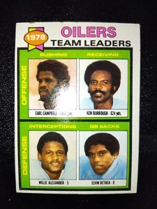1979 Topps - #301 Earl Campbell, Elvin Bethea, Ken Burrough (RC) - Picture 1 of 2