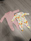 2 Babygrows For A Girl Newborn Size