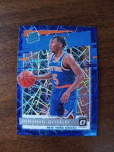 2020-21 Immanuel Quickley PaniniOptic Rated Rookie Blue Velocity No.175