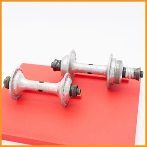 CAMPAGNOLO NUOVO SUPER RECORD 36 HOLES HUBS VINTAGE 70s 80s ROAD BIKE BICYCLE - Picture 1 of 5