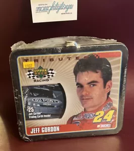 Vtg Jeff Gordon #24 Lunch Box Upper Deck Racing Tributes w/25 Trading Cards 2000 - Picture 1 of 10