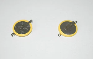 1pcs CR2025 tabbed gameboy game cartridge replacement save battery GBC GB GBP - Picture 1 of 4