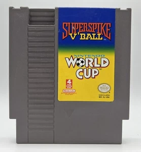 NES Super Spike V’Ball / Nintendo World Cup Authentic Tested & Working Cartridge - Picture 1 of 4