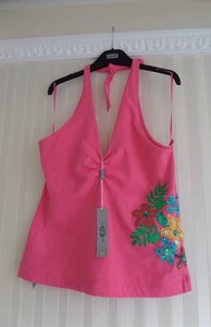 Opal Stone size 16 Top designer Halter Neck with sequined detail new with tags - Picture 1 of 10