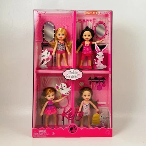 Barbie Kelly Pink is for Girls 4-Pack Doll Set, Only at Target 2008 Mattel P4409 - Picture 1 of 6