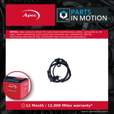 ABS Sensor fits KIA SORENTO Mk1 2.4 Front Right 02 to 09 G4JS Wheel Speed Apec - Image 1 of 4