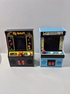 Retro Mini Arcade Game Classics Q*Bert & Fix It Felix Jr Set of 2 Tested Working - Picture 1 of 15