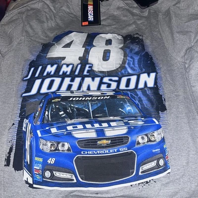Camisa Jimmie Johnson Para Hombre Grande NASCAR Racing #48 Hendrick Motorsports Campeón de la Corte Foto 1 de 4