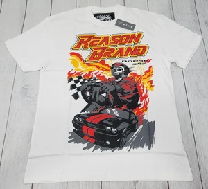 Camiseta Dodge SRT marca Reason para hombre talla grande - pequeñas manchas - Imagen 1 de 8