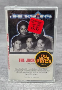 THE JACKSONS - TRIUMPH Vintage Cassette Tape NEW SEALED - Picture 1 of 6