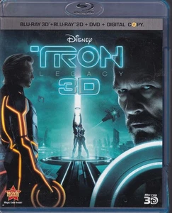 Tron: Legacy 3D (Blu-ray/DVD, 2011, 4-Disc Set,  [D2] - Picture 1 of 3
