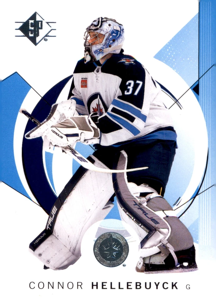2024-25 SP #94 Connor Hellebuyck Blue - Image 1 of 2
