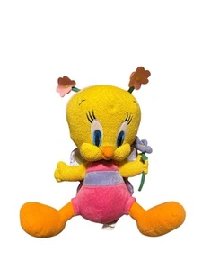 Rare Looney Tunes Springtime Butterfly Tweety Small Plush Floral Headband - Picture 1 of 2