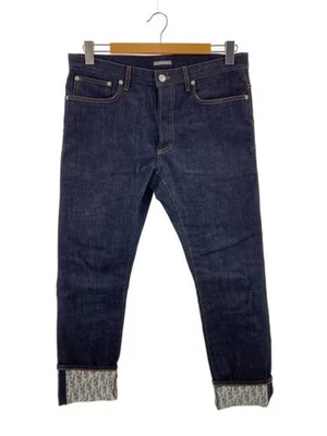 Jeans Christian Dior/ Tamanho 31/ Denim Índigo/ 193DS10J374X/ Forro Oblíquo - Imagem 1 de 4