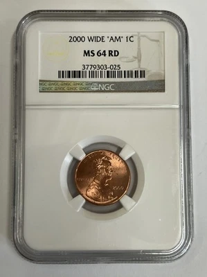 Centavo Philadelphia Lincoln Memorial 2000 NGC MS64 RD ancho AM  Foto 1 de 4