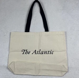 The Atlantic Magazine klassische Canvas-Einkaufstasche 18”x14” hergestellt in den USA Envirotote - Bild 1 von 4