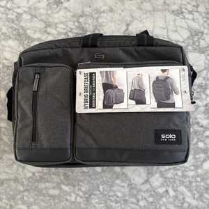 Solo Duane 16" Hybrid Laptop Bag - Gray - Picture 1 of 7