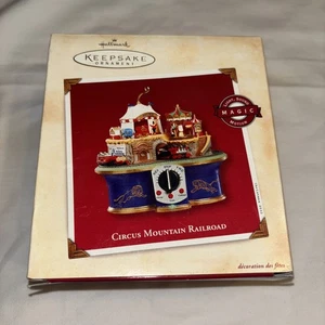 Hallmark "Circus Mountain Railroad" Ornament - 2002 Light, Sound & Motion #QLX7686 - Bild 1 von 15