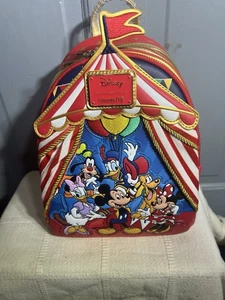 Loungefly Disney Mickey Mouse & Friends Circus Mini Backpack - New With Tags - Bild 1 von 6