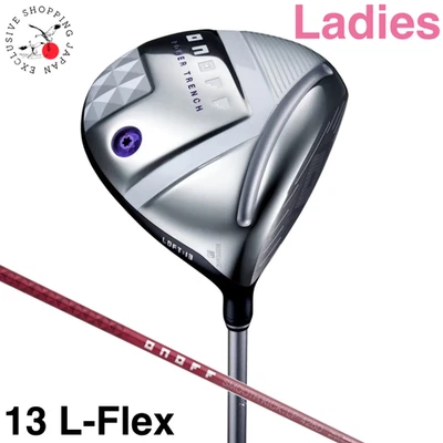 ONOFF Ladies Driver 13° L-Flex SMOOTH KICK LP-425D Magenta Pink Graphite Shaft - Image 1 of 4