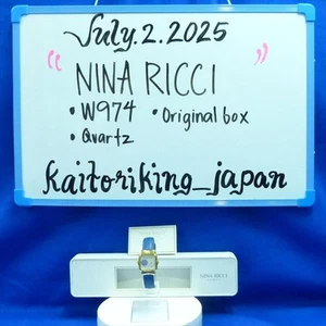 Nina Ricci W974 Swiss Made Ladie's Watch FROM JAPAN YOKOHAMA! - Picture 1 of 17