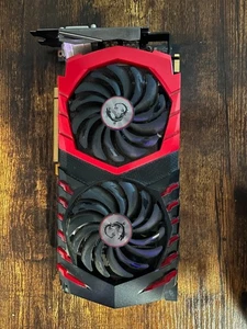 MSI NVIDIA GeForce GTX 1080 8GB Gaming X8G GPU Overclocked Edition Graphics Card - Afbeelding 1 van 5