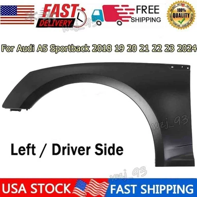 AU1240145 New Replacement Front Driver Fender for 2018-2024 Audi A5 Quattro - Imagem 1 de 4