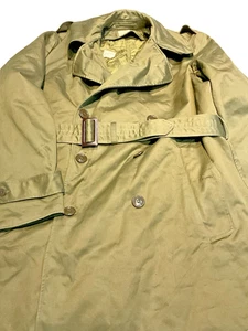 LG 1946 Original Segunda Guerra Mundial Oficial del Ejército de los Estados Unidos Uniforme Abrigo de Campo Cinturón Forro y Etiquetas - Imagen 1 de 19