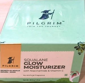 Pilgrim Squalane (Pianta) Crema Idratante Luminosa per Viso - 50 g f/s - Foto 1 di 6