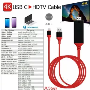 For Samsung Galaxy Z Flip 5G Type-C USB-C to HDMI 4K w/ Charging Cable Adapter - Picture 1 of 1