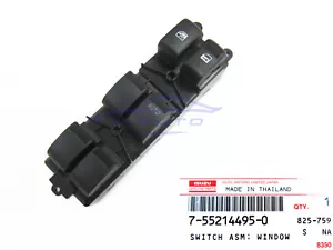 Genuine Power Window Switch Control Fits Isuzu D-Max Dmax MU-X 2012-ON 4door RHD - Picture 1 of 7