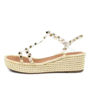 Midas Strappy Wedge Sandals 40 ‘Lindlee’ LIKE NEW - Picture 1 of 13