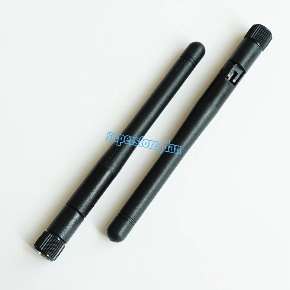 1Pcs 2.4G 2.4GHz 2dBi Wireless SMA Male WIFI WLAN Antenna Booster Router Black - Image 1 of 1