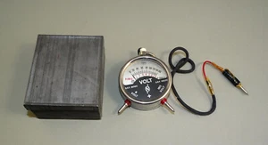 Antiguo reloj de bolsillo vintage estilo voltímetro, DRP Alemania años 30, en caja - Imagen 1 de 9
