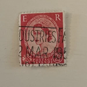 VERY RARE STAMPS POSTAGE REVENUE 2 1/2d Red ER - Picture 1 of 2