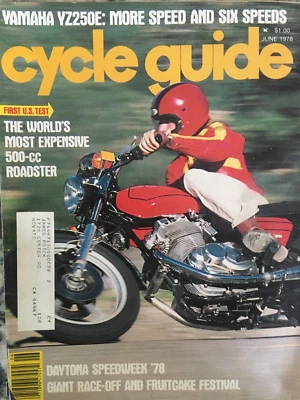 Cycle Guide Magazine June 1978 - Image 1 of 3