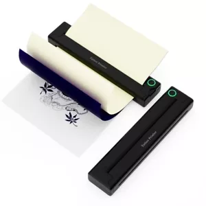 Wireless Tattoo Stencil Printer Portable Transfer Copier w\ 30pcs Thermal Paper - Picture 1 of 16