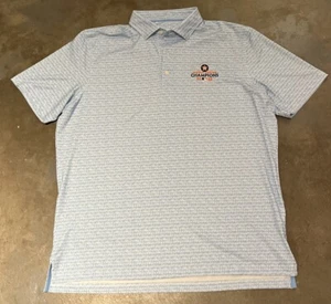 Houston Astros Johnnie-O Golf Polo Shirt Mens XL World Champions 2022 Rare - Picture 1 of 9
