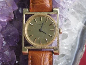 Longines Vintage Armbanduhr 14K Gelbgold Deko 17j Handaufzug - Bild 1 von 13
