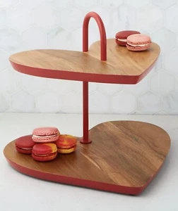 NEW! The Cellar Valentine's Day 2-Tiered Heart Server - Picture 1 of 2