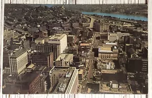 Cincinnati Ohio, Downtown Aerial View, Vintage Postcard - Picture 1 of 2