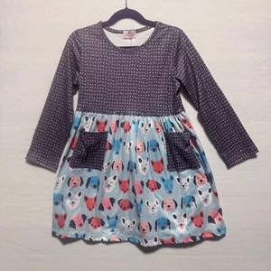 Mädchen Kleid Größe 5T Langarm Pete & Lucy Neu Mit Etikett - Bild 1 von 8