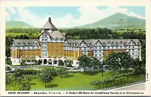 Postkarte Hotel Roanoke Virginia - Bild 1 von 2