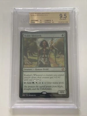 Noble Hierarch Modern Masters 2015 MTG Beckett Graded BGS 9.5 Gem Mint 7236 - Image 1 of 2