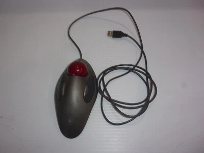 Logitech Logi Trackball Marble Ball Mouse Tested & Working - Image 1 of 2