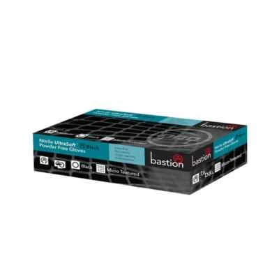 Bastion Nitrile Gloves Ultra Soft X Large 100Pack Daily Post Black Nitrile Golve - image 1 of 3