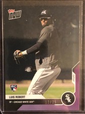 2020 Topps Now #OD-77 Luis Robert Chicago White Sox RC 12/25