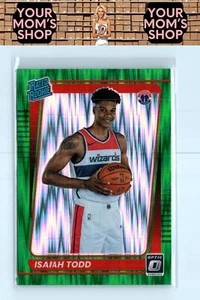 2021-22 Donruss Optic #187 Isaiah Todd Green Shock Prizm Rated Rookie RC - Bild 1 von 2