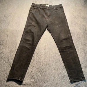Jeans Pull&bear donna UK 14 pantaloni denim carota nero - Foto 1 di 14